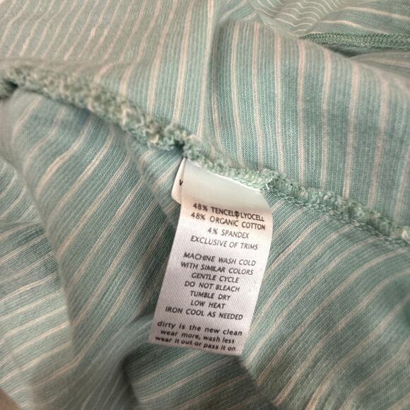 Toad&Co Women's Blue Striped Cue Wrap Dress Size Medium - Picture 8 of 8